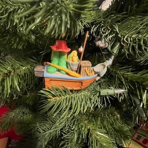 Fishing Boat Christmas Ornament